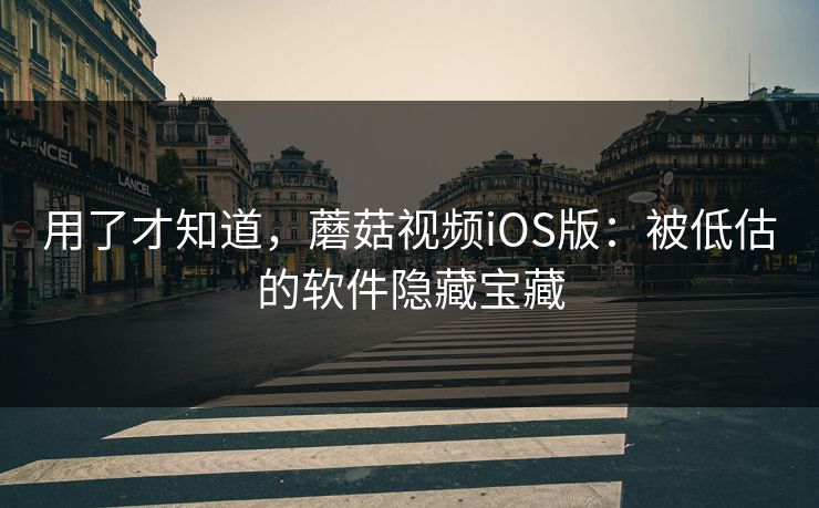 用了才知道，蘑菇视频iOS版：被低估的软件隐藏宝藏  第1张