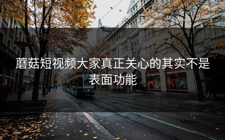 蘑菇短视频大家真正关心的其实不是表面功能 第1张 蘑菇短视频大家真正关心的其实不是表面功能 第1张